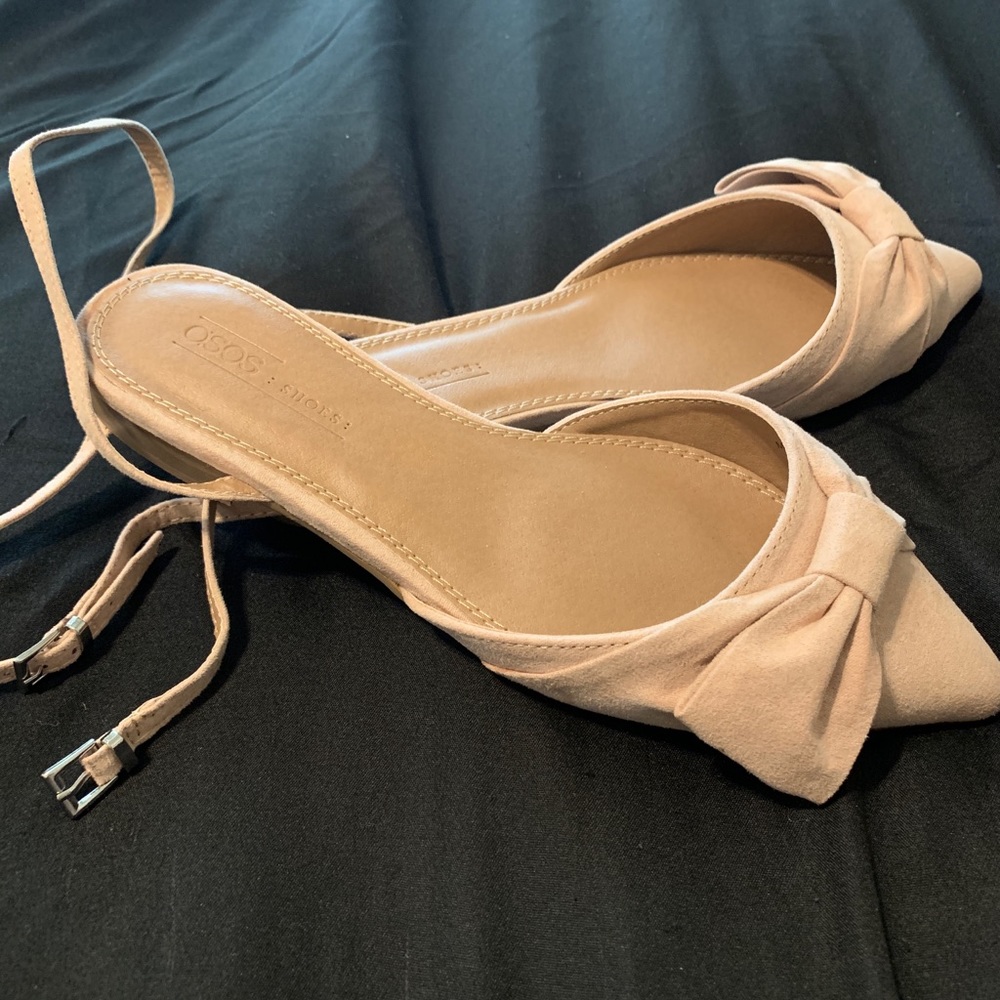 Asos wide fit bow ballet flat